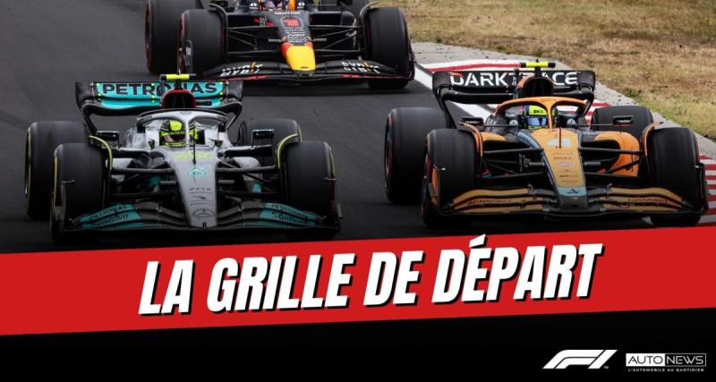  - GP de Hongrie de F1 - L'exploit d'Hamilton, la grille de départ 