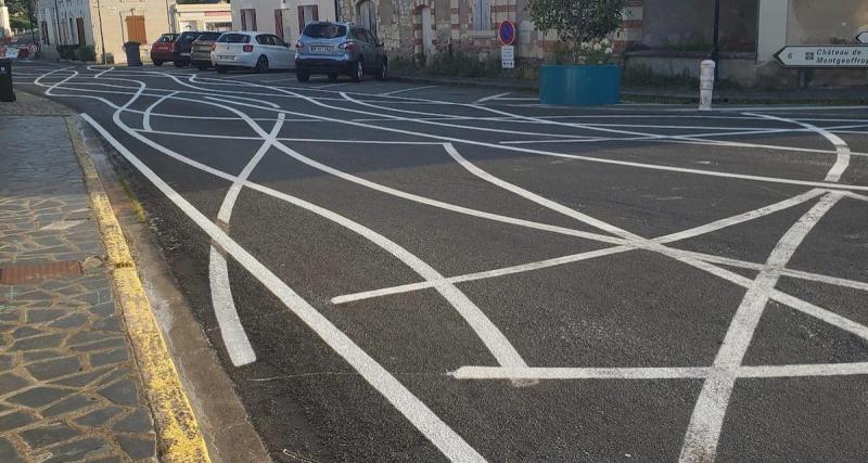  - Sécurité routière : une ville opte pour un marquage au sol étonnant