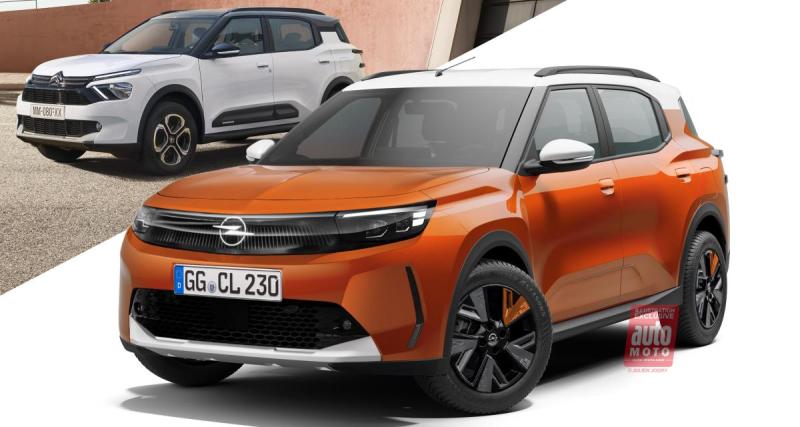  - Futur Opel Crossland (2024) : un simple rebadging du futur Citroën C3 Aircross ?