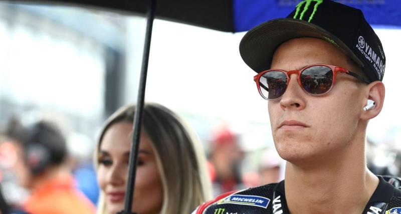  - GP de Grande-Bretagne de MotoGP - La réaction de Fabio Quartararo après la course