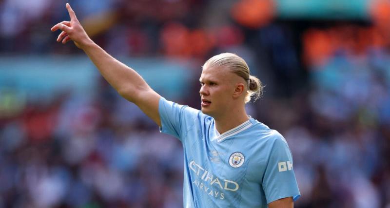  - Le geste chambreur de Haaland pour les supporters d'Arsenal