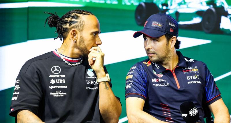  - F1 - Lewis Hamilton tacle sévèrement Sergio Perez 