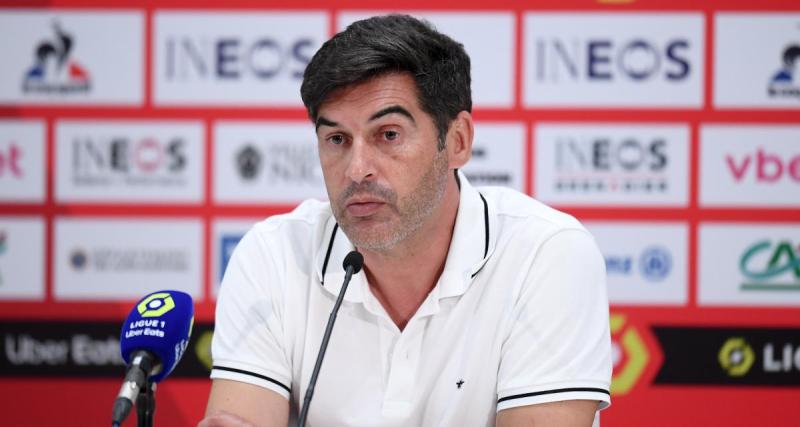  - Lille : "On a dominé tout le match" constate Paulo Fonseca après le match nul à Nice
