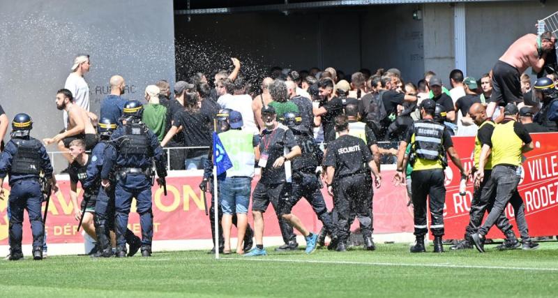  - Rodez mène face à l’ASSE à la pause 