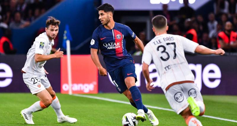  - Ligue 1 : Lorient met en échec le PSG à la mi-temps