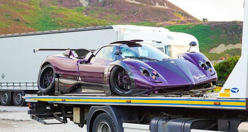  - La Pagani Zonda ex-Lewis Hamilton encore accidentée