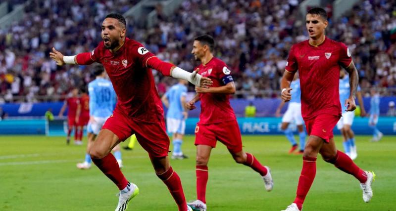  - Super Coupe d'Europe : Séville surprend Manchester City à la mi-temps