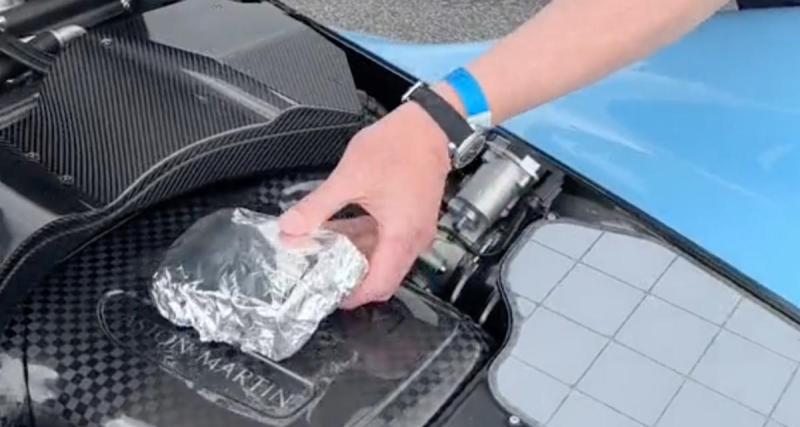 - Cuire un sandwich dans le moteur d’une Aston Martin Valkyrie : voilà la dernière folie de Gordon Ramsay !