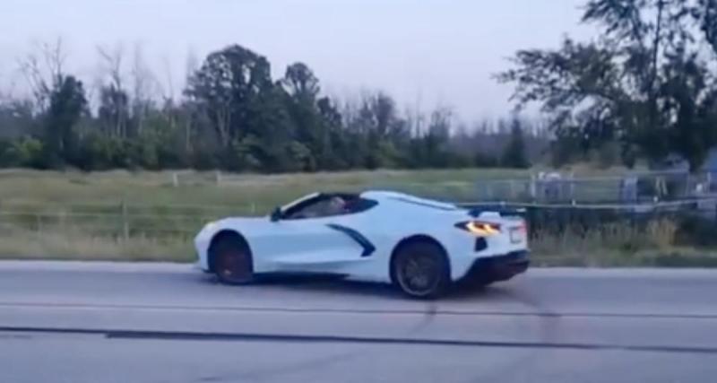  - VIDEO - Il veut frimer avec sa toute nouvelle Corvette, les choses ne se passent pas comme prévu