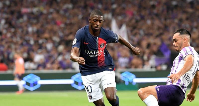  - Toulouse – PSG : Dembélé enrage pour le nul et pique déjà l'arbitrage