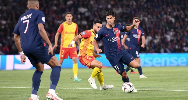  - À la pause, Asensio met le PSG sur de bons rails face à Lens