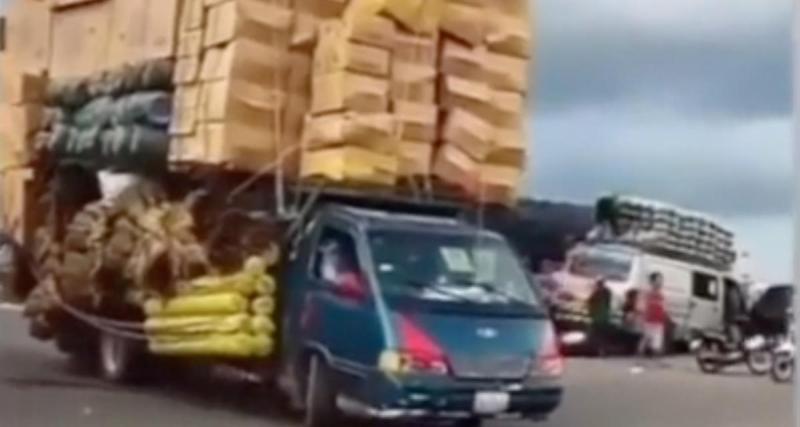  - Ce camion dépasse largement sa capacité de chargement, peut-il espérer arriver à destination ?