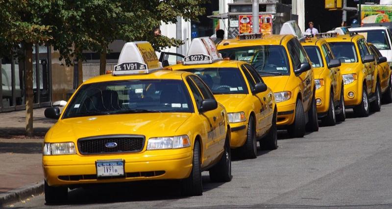  - Les "yellow cabs", taxis de New-York, n'échappent pas à la transition à l'électrique