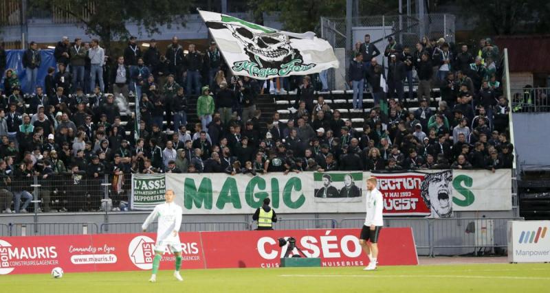 - ASSE : les supporters des Verts se sont encore fait remarquer à Annecy