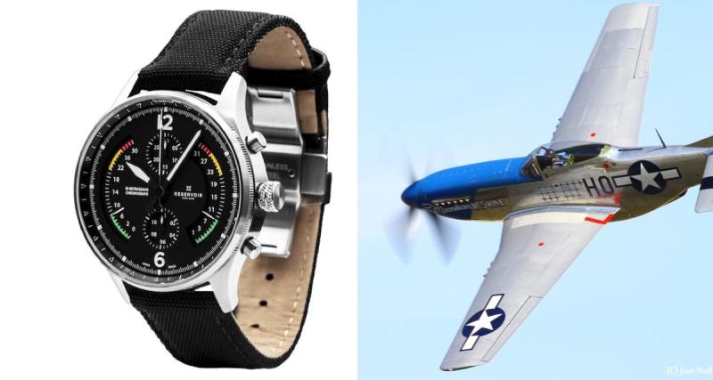  - Un chronograph inspiré du P-51 Mustang, chasseur emblématique de la Seconde Guerre mondiale 