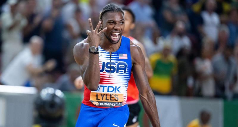  - Athlétisme : fin de saison pour Noah Lyles après son triomphe à Budapest 