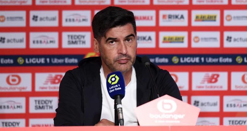  - LOSC : le gros coup de gueule de Paulo Fonseca sur le mercato