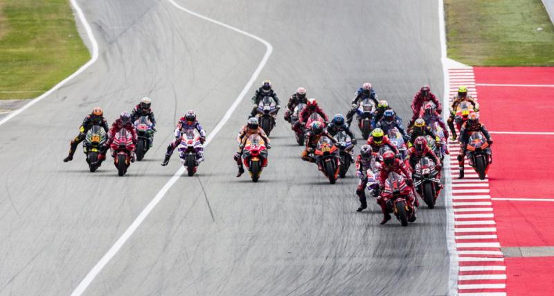  - MotoGP - GP de Catalogne : énorme carambolage au 1er virage ! 