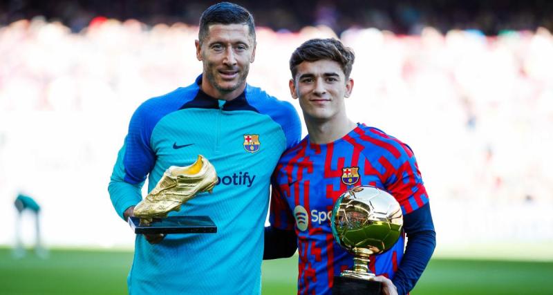  - Barça : la réaction passionnée de Gavi après le pénalty obtenu par Lewandowski