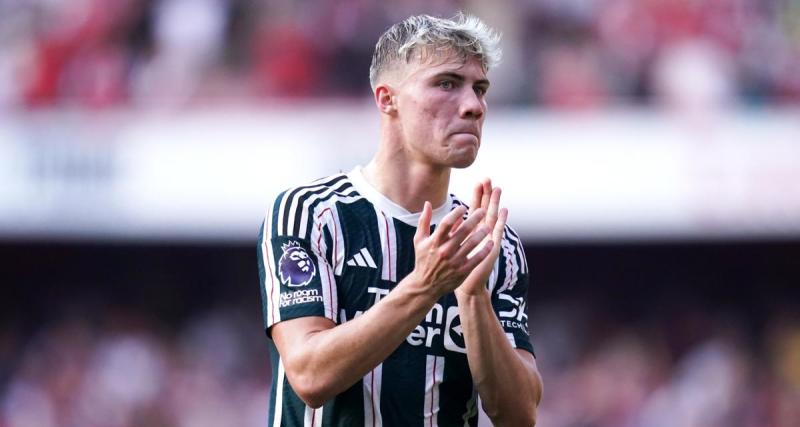  - Manchester United : quand Hojlund veut imiter la célébration de CR7 mais...