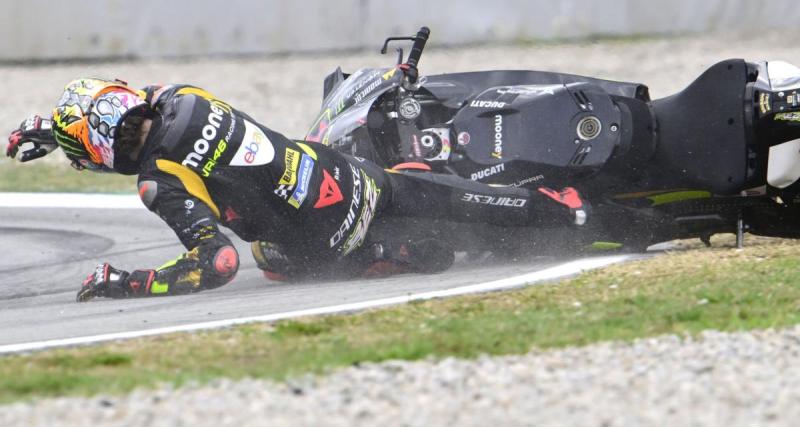  - MotoGP - Marco Bezzecchi agacé par ses nombreuses chutes