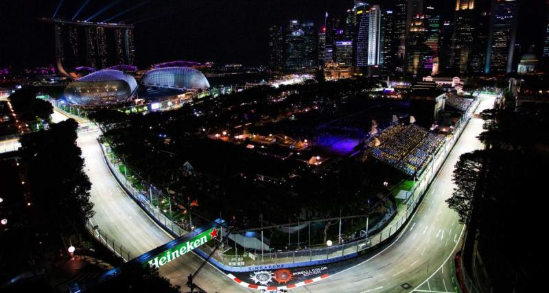  - F1- GP de Singapour : les résultats des essais libres 1, les deux Ferrari en tête !