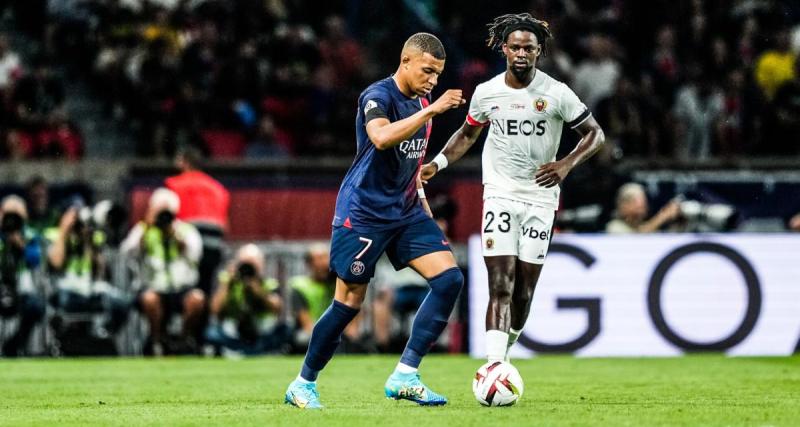  - Ligue 1 (J5) : Malgré un but de Kylian Mbappé, le PSG accroché par Nice à la pause 