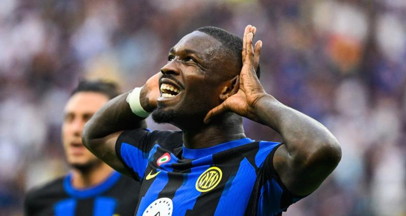  - Equipe de France : le but incroyable de Thuram lors du derby de Milan en vidéo