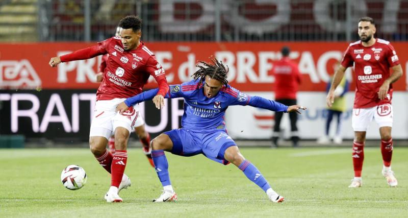  - À la pause, l'OL souffre mais tient le choc à Brest