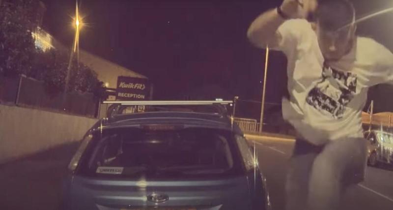  - VIDEO - L'alarme de sa Tesla se déclenche en pleine nuit, la faute à un jeune homme probablement alcoolisé