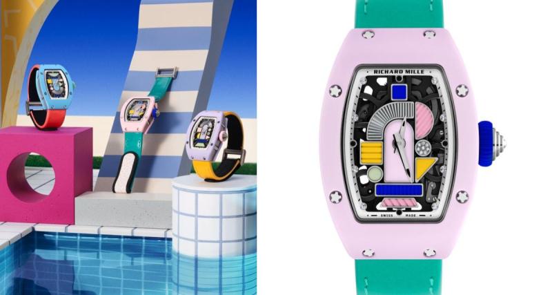  - Nouvelle RM 07-01 : Richard Mille fait un clin d’œil aux trublions du design des 80’s 