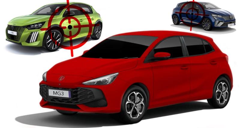  - La future MG3, bientôt vendue en France, est-elle déjà le cauchemar des Clio et 208 ?