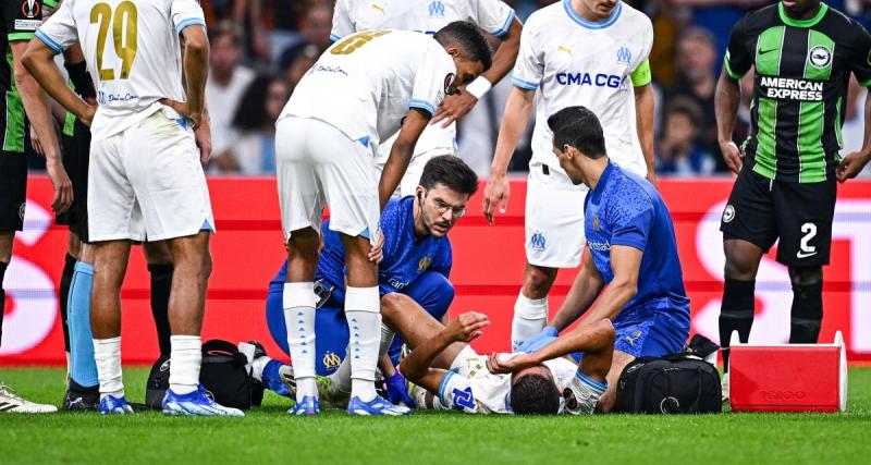 - OM - Brighton : l’image de la cheville d’Harit ensanglantée, les Marseillais s’insurgent