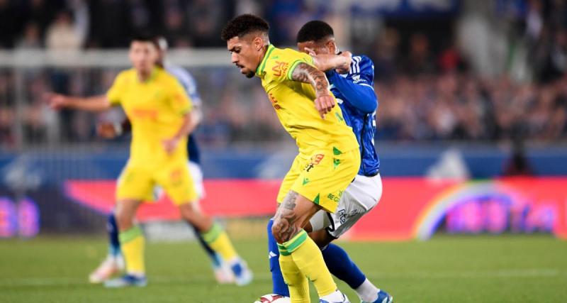  - Score de parité à la pause entre Strasbourg et Nantes 
