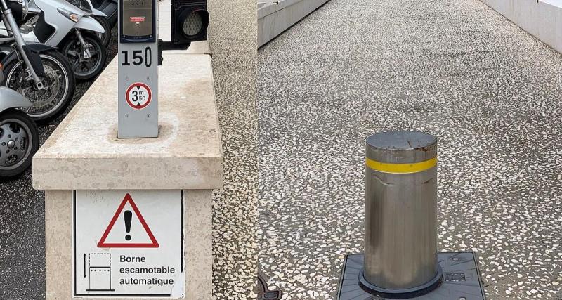  - Une borne automatique de parking soulève sa voiture !