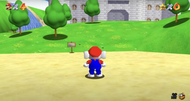  - Mario éléphant s'invite dans Super Mario 64 grâce à un Mod époustouflant