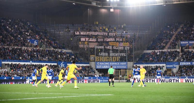 - FC Nantes : la nouvelle banderole cinglante des supporters à Strasbourg