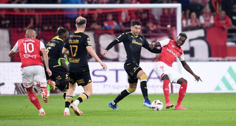  - Monaco mène sur la pelouse de Reims à la pause 