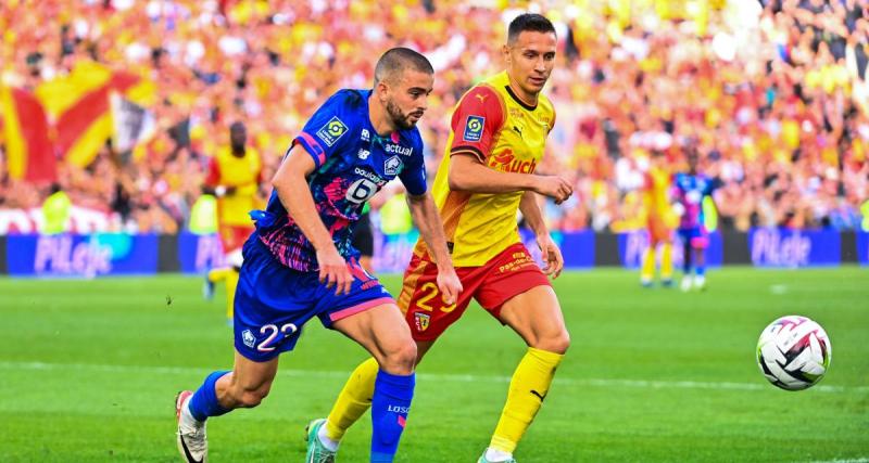  - Lens - Lille : le petit pont terrible de Zhegrova sur Frankowski