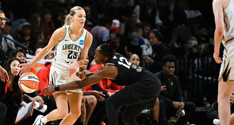  - WNBA : Marine Johannès et le New York Liberty au bord de la déroute en finale face aux Las Vegas Aces