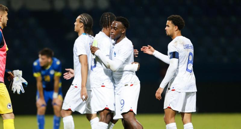  - Équipe de France Espoirs : les buts de Cherki et Kalimuendo en Bosnie-Herzégovine