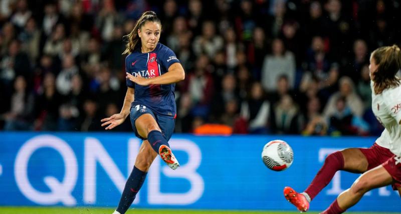  - PSG – Manchester United (F) : les Parisiennes mènent à la pause grâce à Martens 