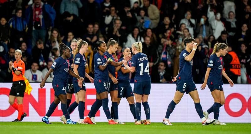  - Ligue des Champions (F) : le PSG se sort du piège Manchester United pour rejoindre l'OL et le Paris FC en poules