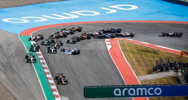  - GP des États-Unis de F1 : Verstappen imbattable, le classement de la course sprint