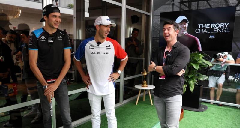  - Golf : quand Rory McIlroy devient le caddie d'Esteban Ocon en Formule 1