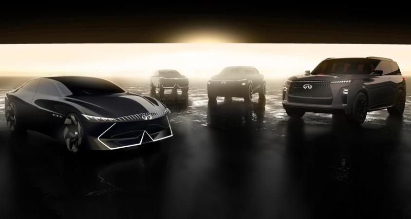  - Infiniti annonce 4 véhicules de relance