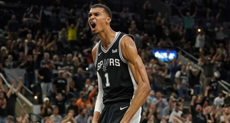  - San Antonio Spurs : exceptionnel Wembanyama, auteur de son premier double-double face à Houston et victorieux de son premier match NBA