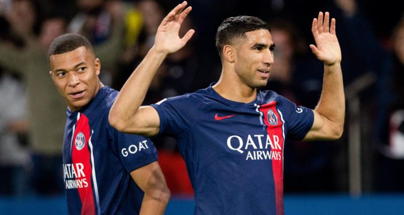  - PSG : Mbappé et Hakimi ont malmené un banni de l’effectif !