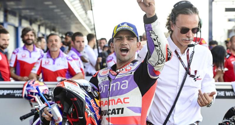  - GP Thaïlande : Jorge Martin frappe un gros coup en l'emportant devant Bagnaia et en revenant à 13 points de l'Italien