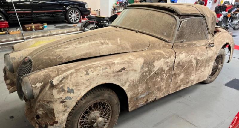  - Il découvre une Jaguar pleine de rouille, il espère tirer plus de 100 000€ de sa vente après sa restauration